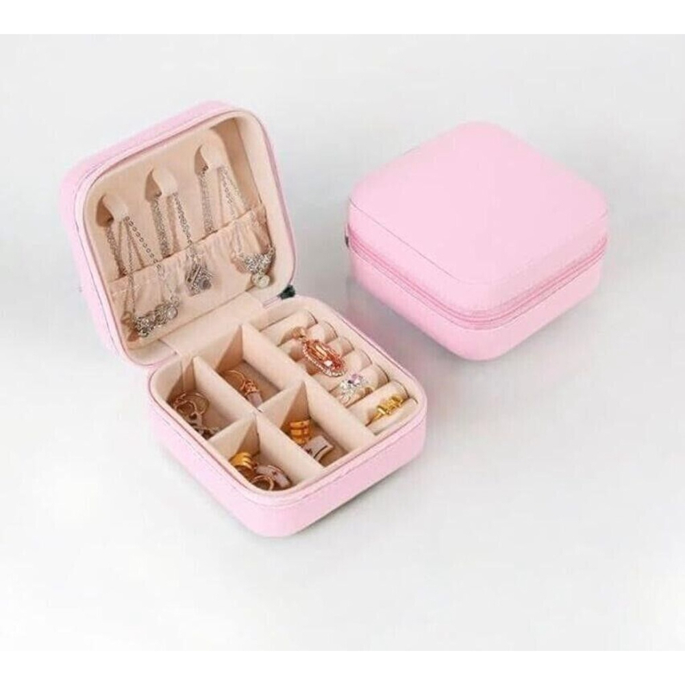 Jewelry Box Travel Accesories Storage Box in Pink